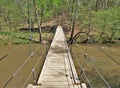 Suspension Bridge in Eno River State Park